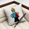 For Funny Clkidd n Throw Pillow Case Sham xcm xcm Square Car Pillowcase Pad Cushion Cover