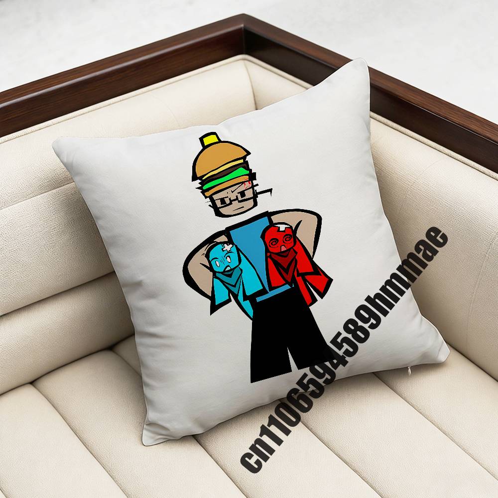 For Funny Clkidd n Throw Pillow Case Sham xcm xcm Square Car Pillowcase Pad Cushion Cover