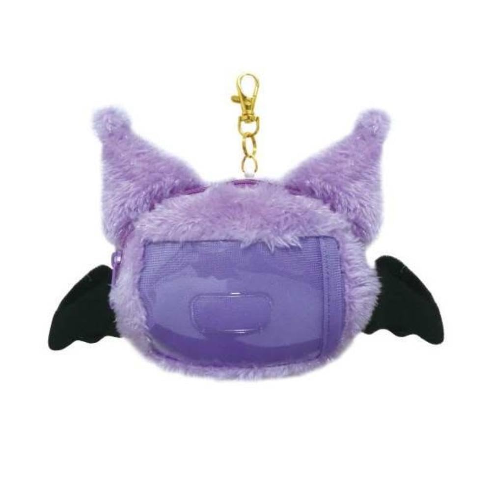 K Company My Melody Kuromi Face Pass Case Kuromi Purple x x D4cm (Angel Series) MK-PC-KUP H10.7 W20.7