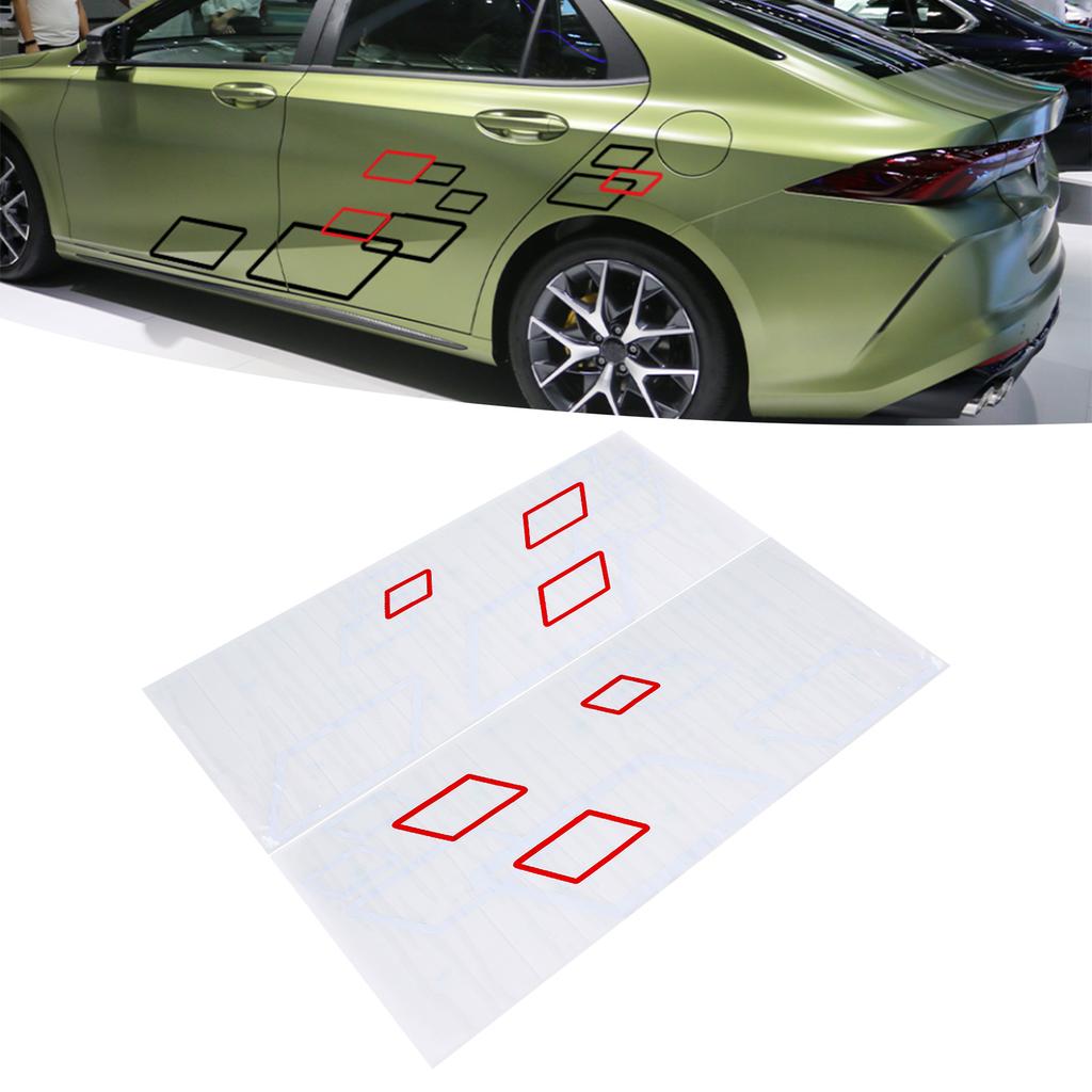 100x38cm Car Body Side Sticker PVC Decals   Sport Styling Decoration Auto Truck Racing Accessories