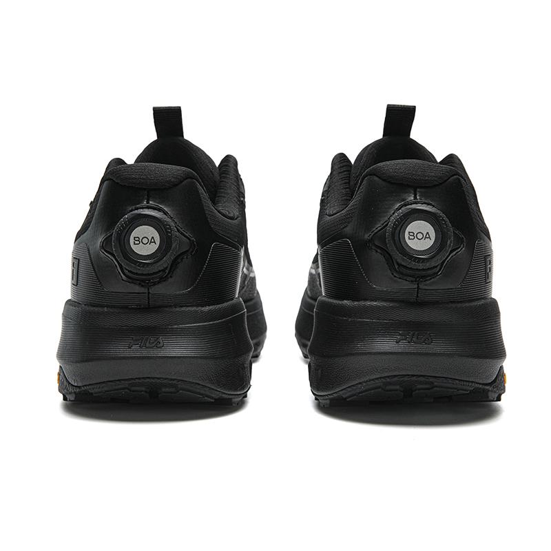 Fila BOA EXPLORER 3 Cushioning Slip Resistant Abrasion Resistant Coverage Lightweight Low Top Outdoor Shoes Men's Black A12M621201FBK