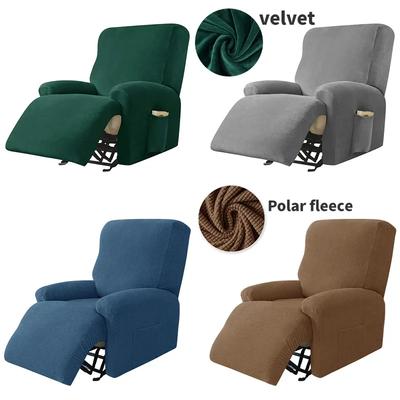 Stretch Velvet Recliner Sofa Cover or Jacquard  Armchair Covers Elastic Non Slip Sofa Slipcovers for Living Room Home