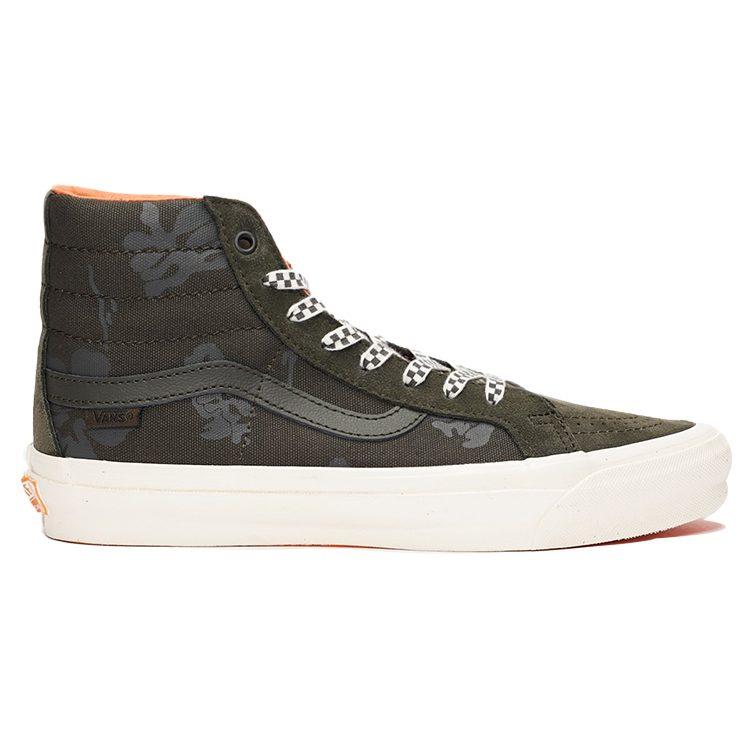 Vans Porter-Yoshida & Co. x Og SK8-Hi Lx 'Tablero de Damas Floral Noche de Bosque' VN0A4BVBWW6