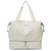 Pleated Model with Shoe Compartment Dry and Wet Separation Fitness Yoga Bag Outdoor Picnic Ingredients Storage Cotton Clothes Hand Luggage Bag