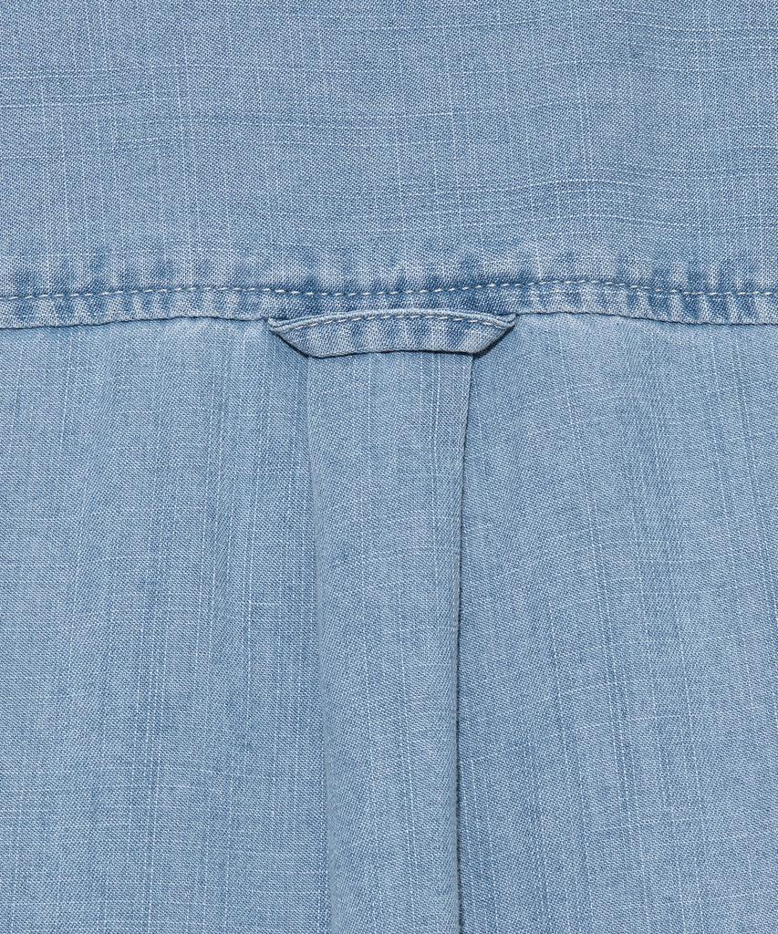 LEE Loco Pocket Denim Short Sleeve Shirt Indigo Light