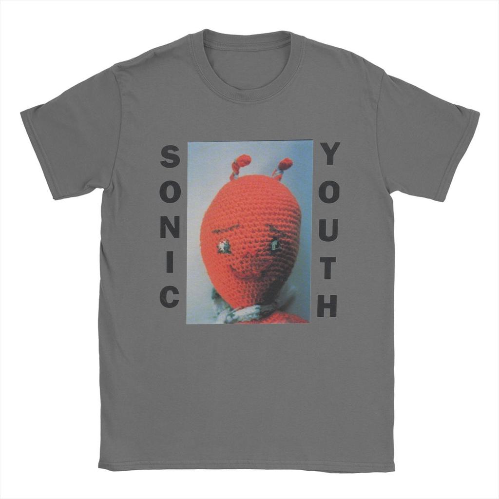 Herren Sonic Youth T-Shirts Baumwolle Tops Neuheit Kurzarm Rundhals T-Shirt Party T-Shirt