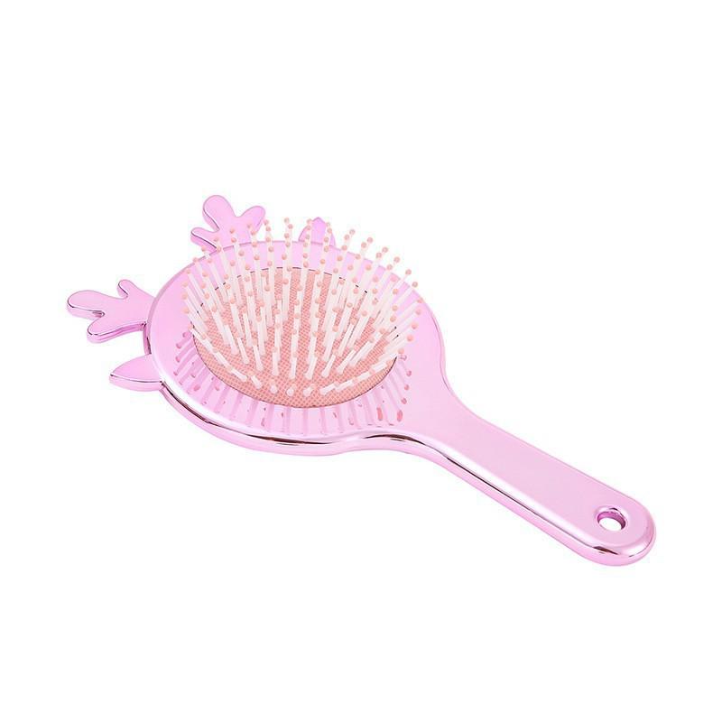 Cute Cartoon Air Cushion Comb for Girls - Portable Scalp Massage