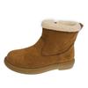 2025 new all-leather boots Martin boots platform-soled Boken shoes plus fluff thermal boots snow boots cotton shoes