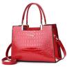 Trendy Mom Bag Perfect For Daily Use 2023 Summer Collection Medium Size Crocodile Pattern Multiple Colors