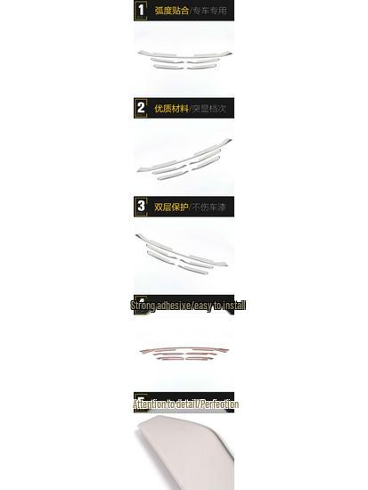 21 Edition Oshan X5 Front Lower Grille Trim & Scratch-Resistant Hood Bumper Strip