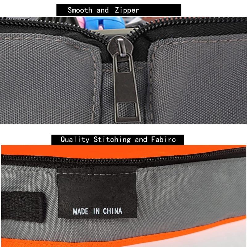 Gjenbrukbar polyester aktivitetsmatte for barn med glidelåslukking Oppbevaringsorganisatorer Trygg for byggeklossaktiviteter Håndverk Pikniker