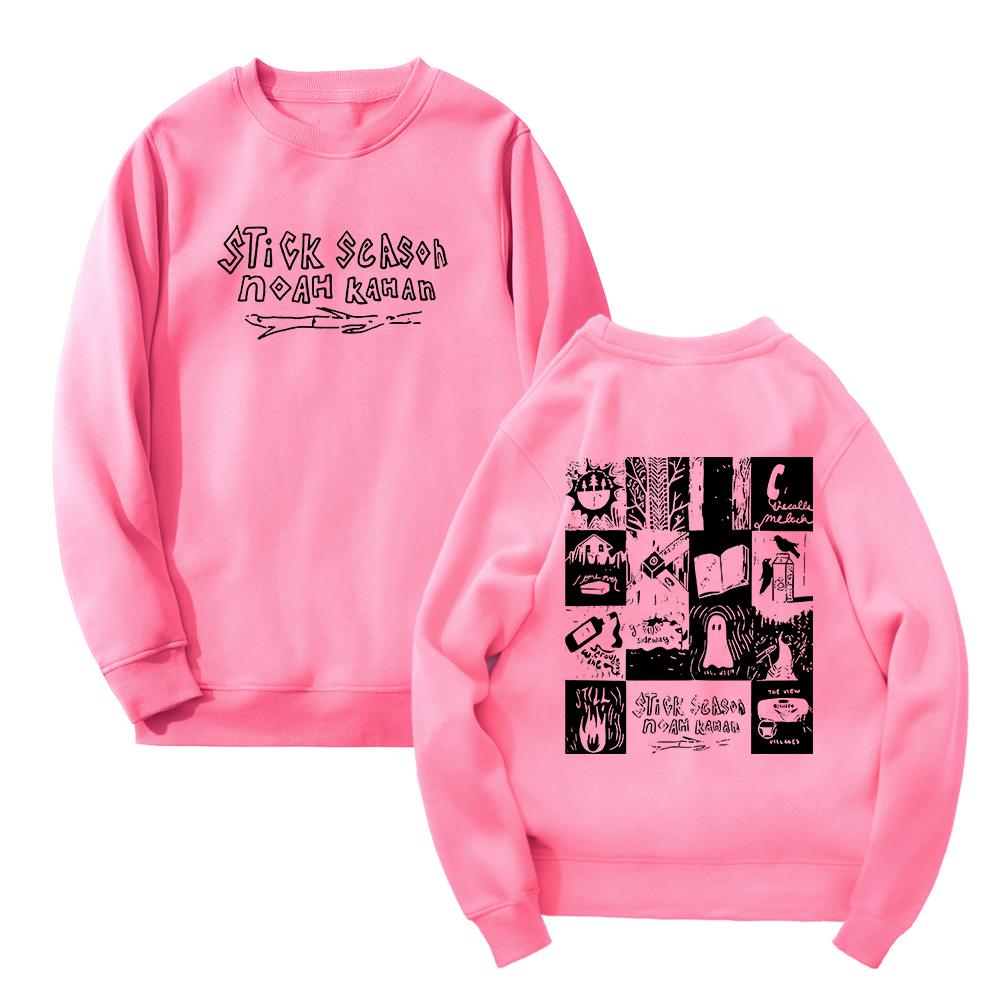 NOAH KAHAN Stick Season 2023 World Tour Oversized Hoodie Women Unisex Long Sleeve Pullover Crewneck Sweatshirt Casual Tracksuit