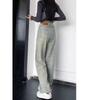 Straight Jeans Women's Spring and Autumn New High Street Thin Retro Narrow Version High Waist Wide Leg Floor Pants