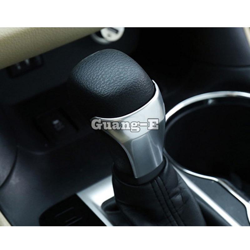 Car Head Sequin Trim Stick ABS Gear Cover Shift Knob Control Lamp Frame Hood For Toyota Highlander 2015 2016 2017 2018
