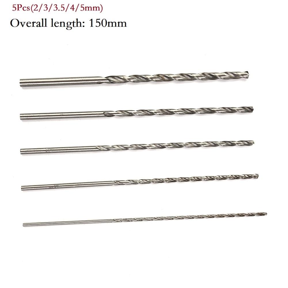 Tools Drill Bit Lot Silver 2mm-5mm 2mm 3mm 3.5mm 4mm 5mm High Speed Steel