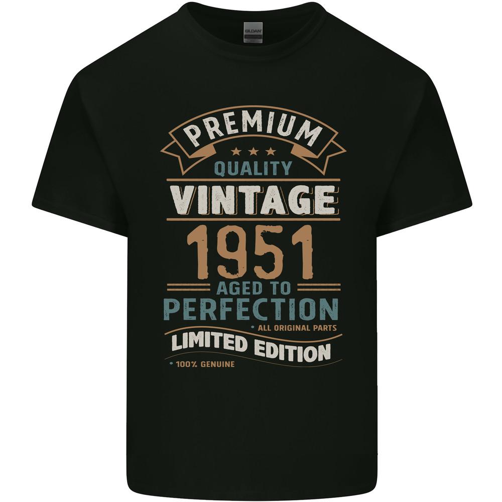 Premium Vintage 74th Birthday 1951 Mens Light Cotton T-Shirt