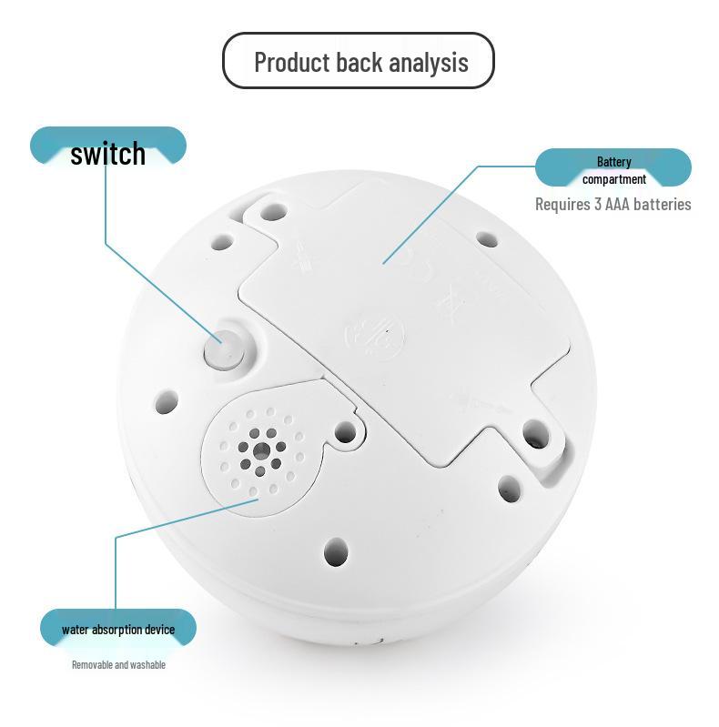 Electric Dinosaur Egg Bath Toy with Lights & Music