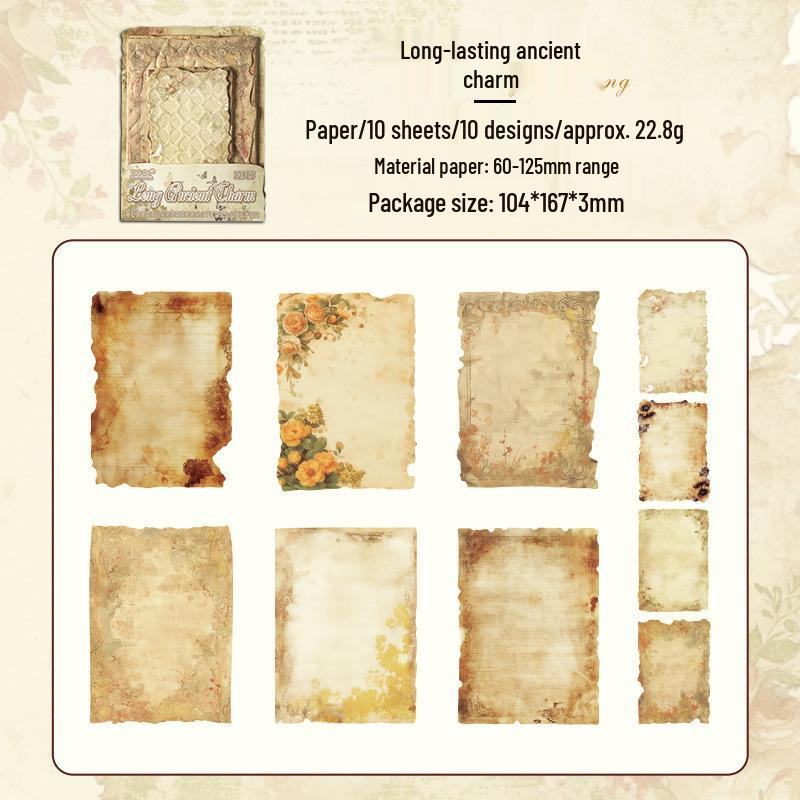 Past Dreams 3D Embossed Scenery Memo Pad for DIY Journaling