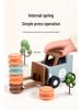 Interactive Wooden Forklift Game: Early Education Puzzle & Logical Thinking Toy for Kids