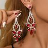 Cross Border Exaggerated Earrings, Female Leaf Earrings, Versatile and High-end Party Ear Accessories Wholesale