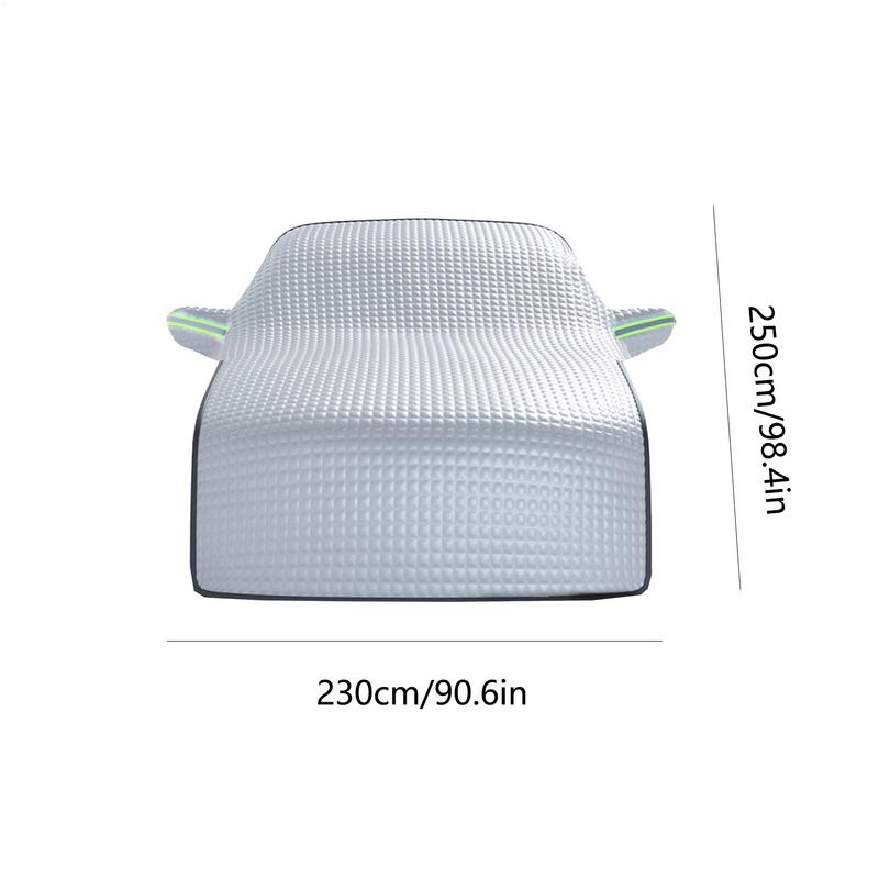 Windschutzscheiben-Sonnenschutz Verlängerter Frostschutz Auto-Fensterschutz Windschutzscheibenabdeckung Ganzjahresschutz Tragbares Auto-Tuch Fenster