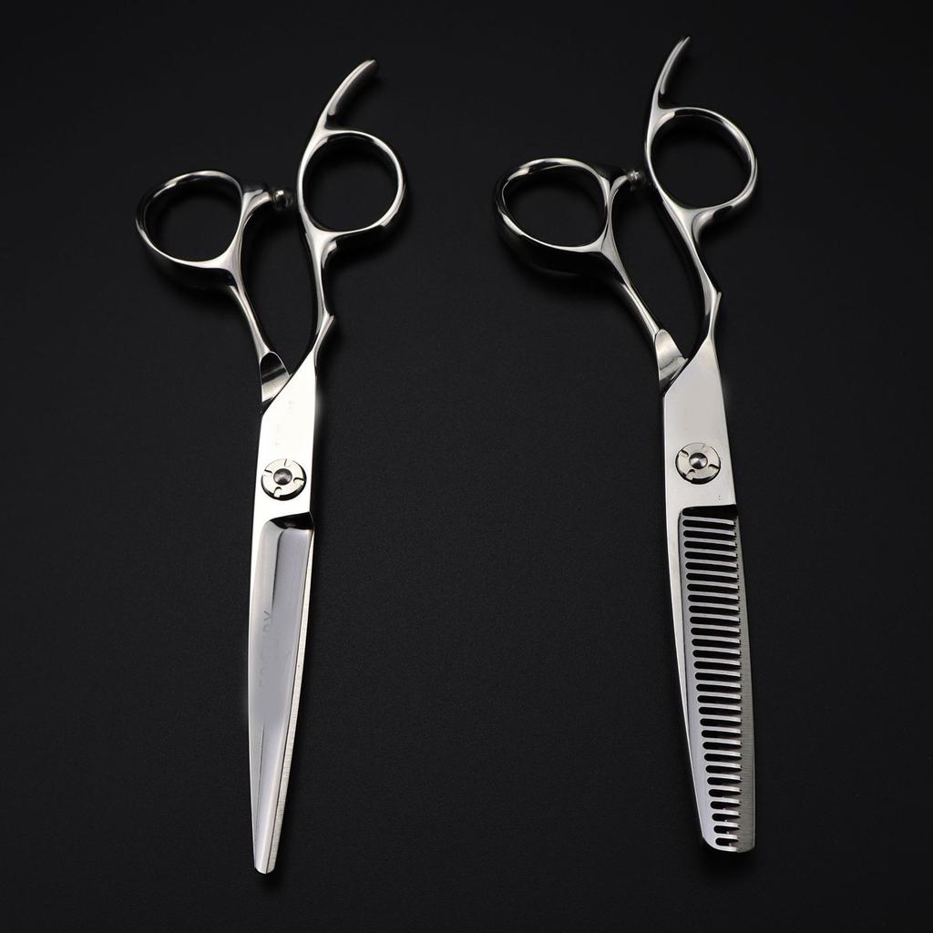 6.0 Inch Leopard Model, Left-Hand Scissors, Tooth Scissors, Thin Scissors, Flat Scissors, Left-Handed, Left-Handed Only.
