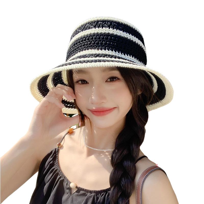 Summer Hat Female Sunshade Sun Hat Summer Outdoor Bucket Hat Travel Versatile Sweet Bucket Hat