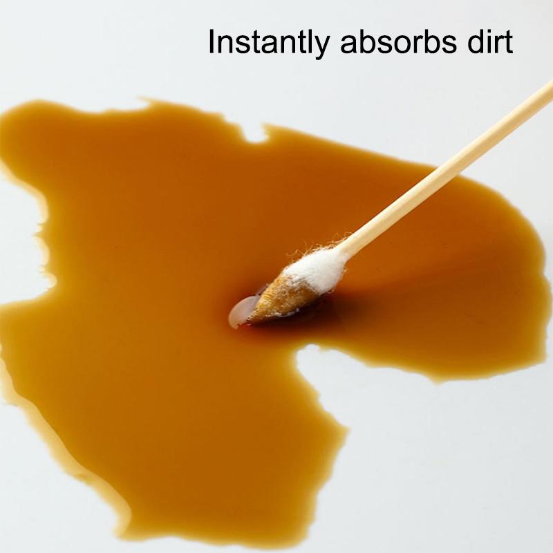 100/300/500 Stück Präzisionsspitze Haustier-Wattestäbchen Spitzkopf-Wattestäbchen Bambusstäbchen und doppelseitig für Outdoor-Make-up