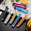 Pinza per Ghiaccio Acciaio Inossidabile Galvanizzato Pinze per Ghiaccio Durevoli Resistenti alla Ruggine Clip per Ghiaccio per Bar Cucina Cubetti di Zucchero