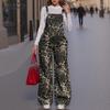 ZANZEA Women Casual Leopard Print Loose Sleeveless Straps Overalls Jumpsuits