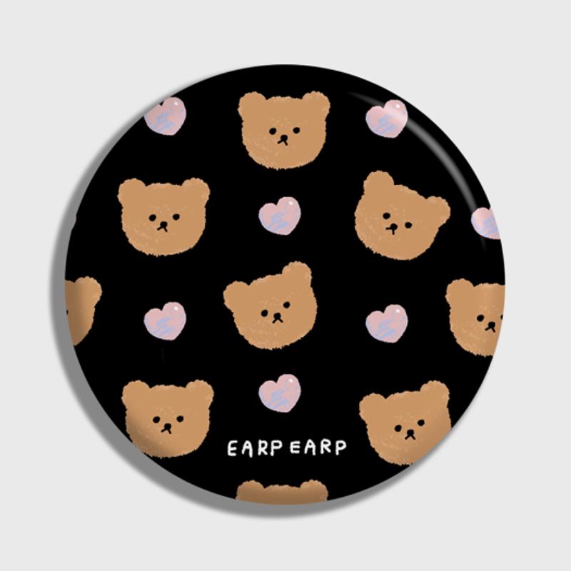 Точка любовь и медведь-черный (зеркало)