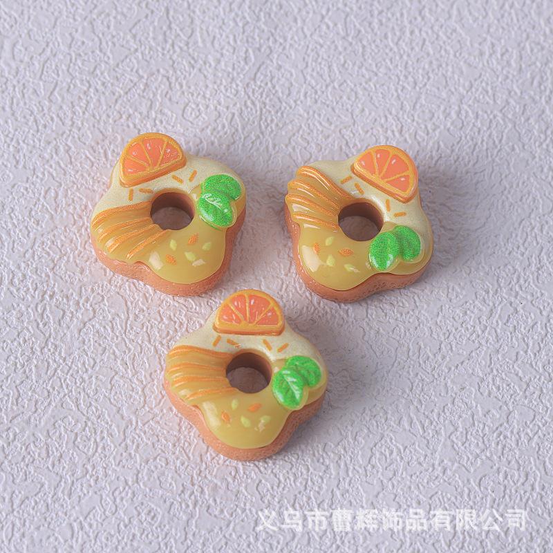 Cute DIY Resin Donut Simulation Materials for Jewelry and Crafting