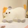 45/60cm Adorable Siamese Cat Plush Pillow Calico Cat Cushion With Cooling Surface Great Summer Present For Kids Adults