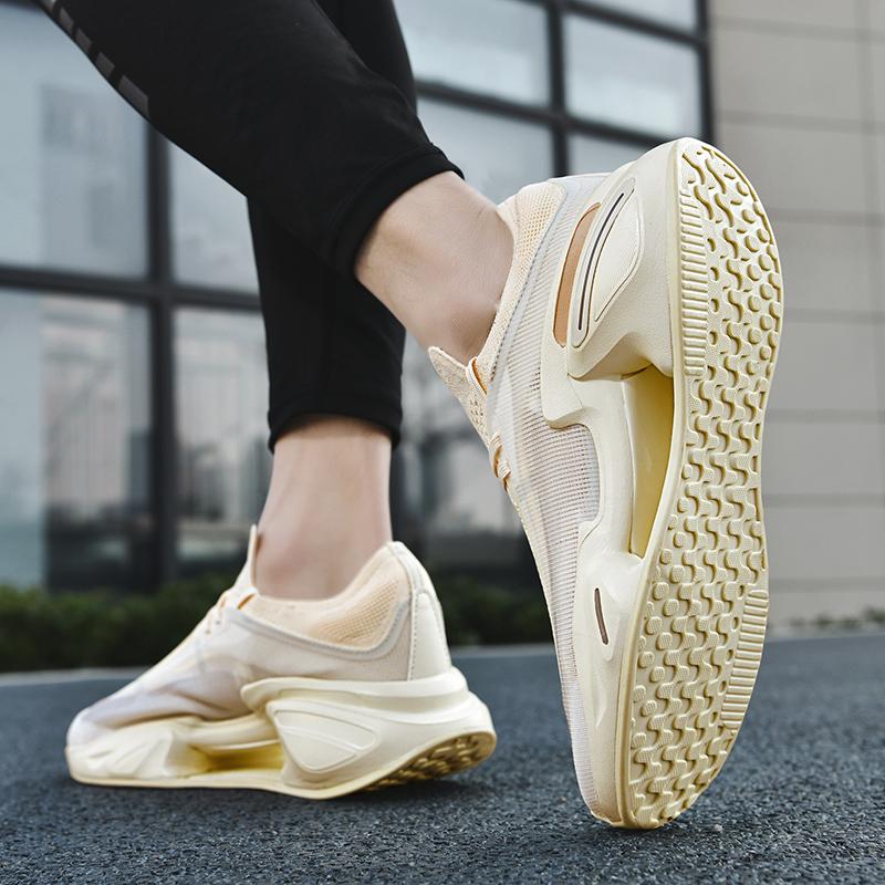 High Quality Couple Casual Shoes Fashion Hot Selling Outdoor Fitness Runn Shoes Wear-resistant Unisex Height Increasing Sneakers