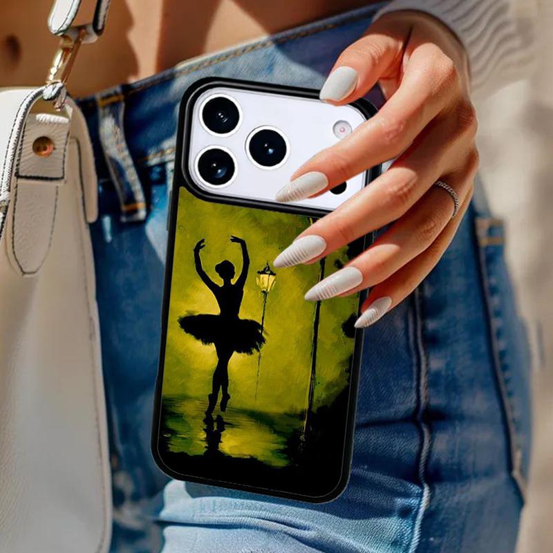 Ballerina Dance Phone Case For iPhone 17 Air 14 15 13 12 Max Cover For Apple 14 15 16 16e 11 Pro Max Plus Coque