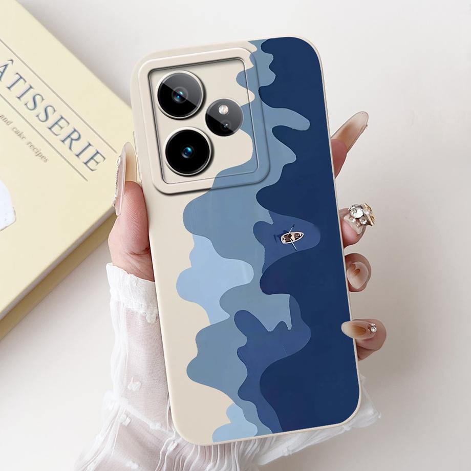 For Realme GT7 Case RealmeGT 7T New Candy Painted Back Cover Shockproof Soft TPU Phone Case For Realme GT 7 Pro GT7 T GT7T Shell