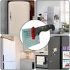 4pcs Funny Knife Magnetic Fridge Magnets, 3D Axe, Ninja Darts Design, Durable Resin Hexagonal Decorative Magnets for Fridge, Office, Storage Cabinets