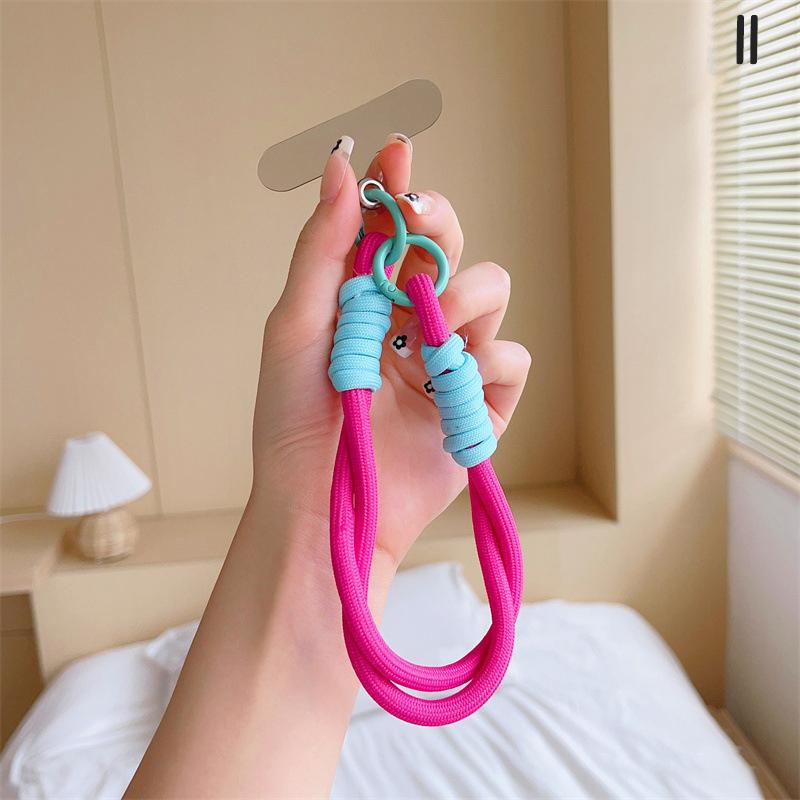 Wrist Strap For Phone Charm Luxury Cell Accessories With Patch Key Lanyards Exquisite Bracelet Telephone Jewelry Rope Keychain