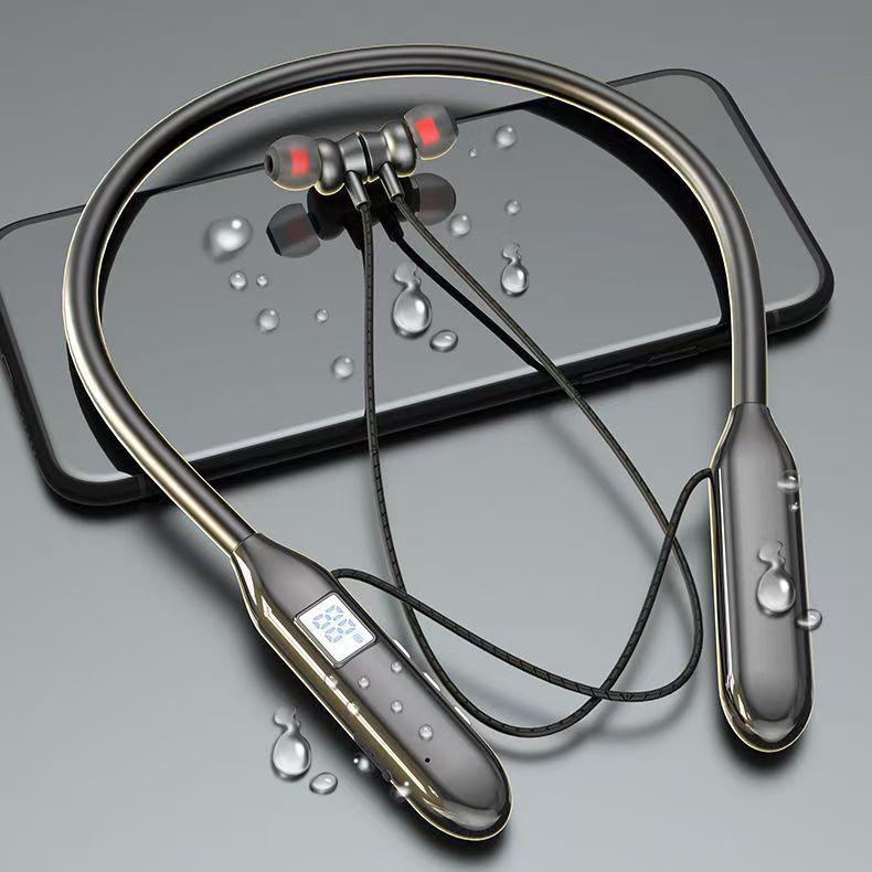 

Беспроводная Bluetooth-гарнитура Voice of Berlin для ношения на шее с внутриканальным шумоподавлением, сверхдолгое время работы от аккумулятора, спортивные звонки