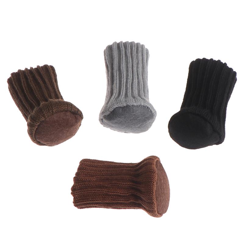 4Pcs Chair Leg Sock Cloth Floor Anti-Slip Table Foot Furniture Feet Sleeve Cover