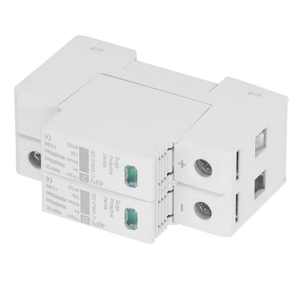 Voltage Surge Arrester Device DC Photovoltaic 2P Surge Protective Device Lightning Protection Circui
