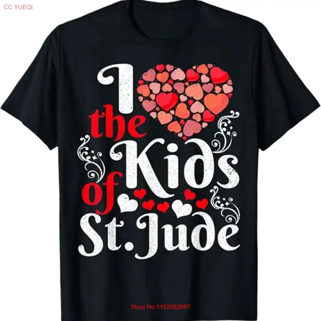 New I Love The Kids Of St Jude Design Best Idea T Shirt S 5xl Vintage Streetwear Homme Stretched Comfortable Soft Unisex