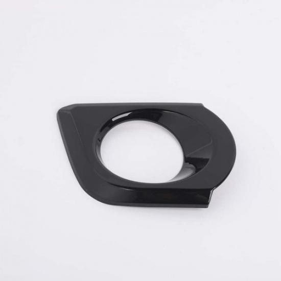 Front Bumper Fog Light Lamp Frame Trims Covers for 4Runner 2010-2013 Gloss Black