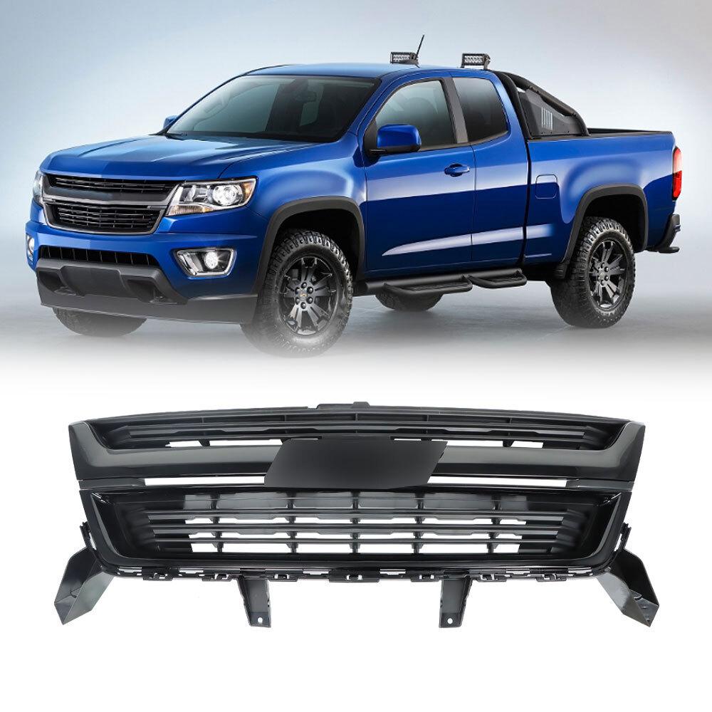 For Body Color Front Grille 84270791 Black for Chevrolet Colorado 2015 - 2019-
