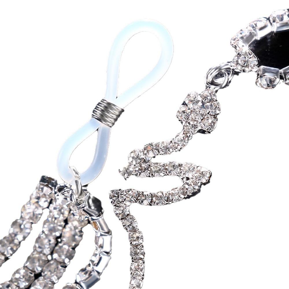 Trendy Full Diamond Snake Breast Chain Non-Piercing Sexy Nipple Chain Female Body Chain