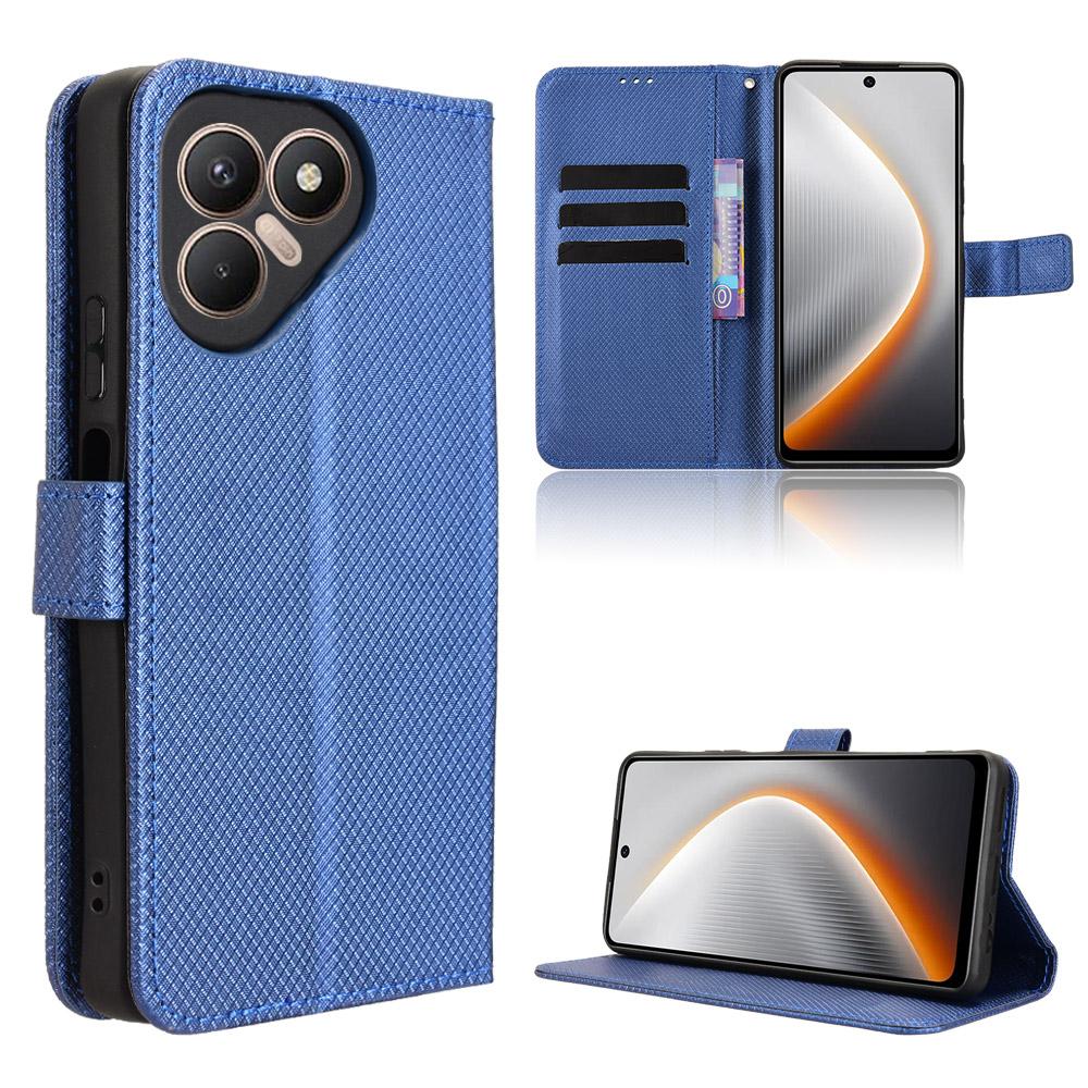 Flip Cases for Tecno Pova 7 PU Leather Full-Body Protection With [RFID Blocking] Shockproof Durable Retro Phone Case