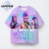 3-14A Maglietta Estiva 3D KPop Demon Hunters per Bambini Vestiti Ragazzi Abbigliamento Casual Ragazze