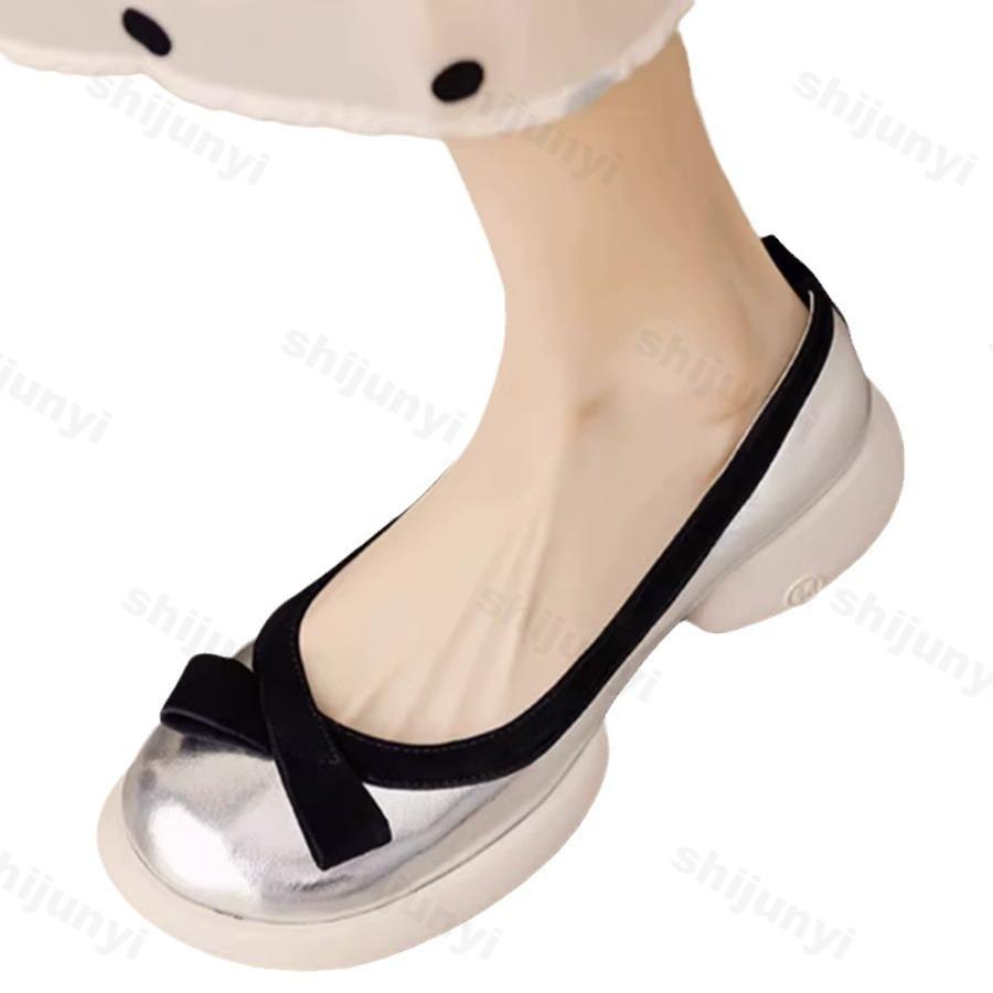 Mode 2024 Herbst Neue Damen Leder PU Plateau Freizeitschuhe Damen Gladiator Party Kleidschuhe für Frau Flache Römische Einzelne Schuhe