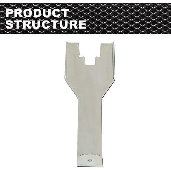 CROSSDESIGN Demontagewerkzeug Gestanzter Innentürgriff Stahl Innentürgriff Fensterlüftungskurbel Halteclip Demontagewerkzeug Kompatibel mit Chevy GM