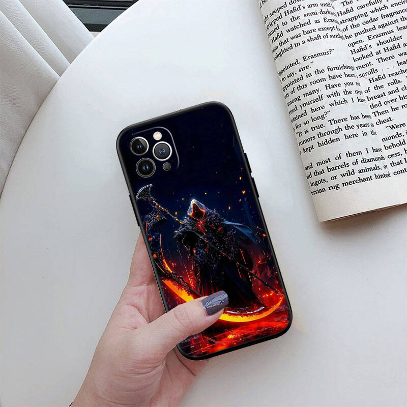 MH66 Grim Reaper Skeleton Skull Phone Shell Case for Redmi Note 8 9 10 11 11S 10C 10X 10A 10T 9A 9C 9T 9S 8T Pro Max Plus Prime